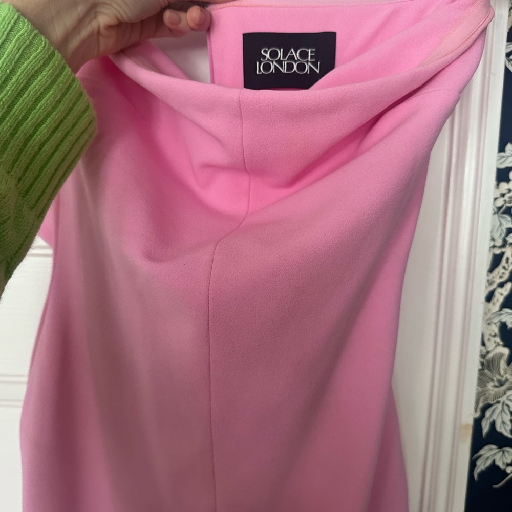 Solace London Pink Strapless Gown - Picture 4 of 5